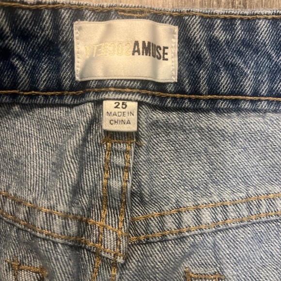 Amuse Society Selena Raw Hem Jeans |25 - Picture 5 of 8